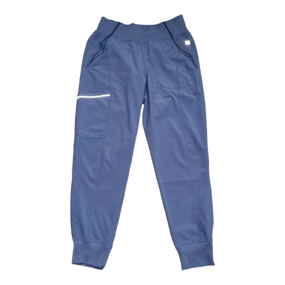 Cherokee Infinity Tapered Jogger 5-Pocket Pants in Ceil Blue - Picture 4 of 8